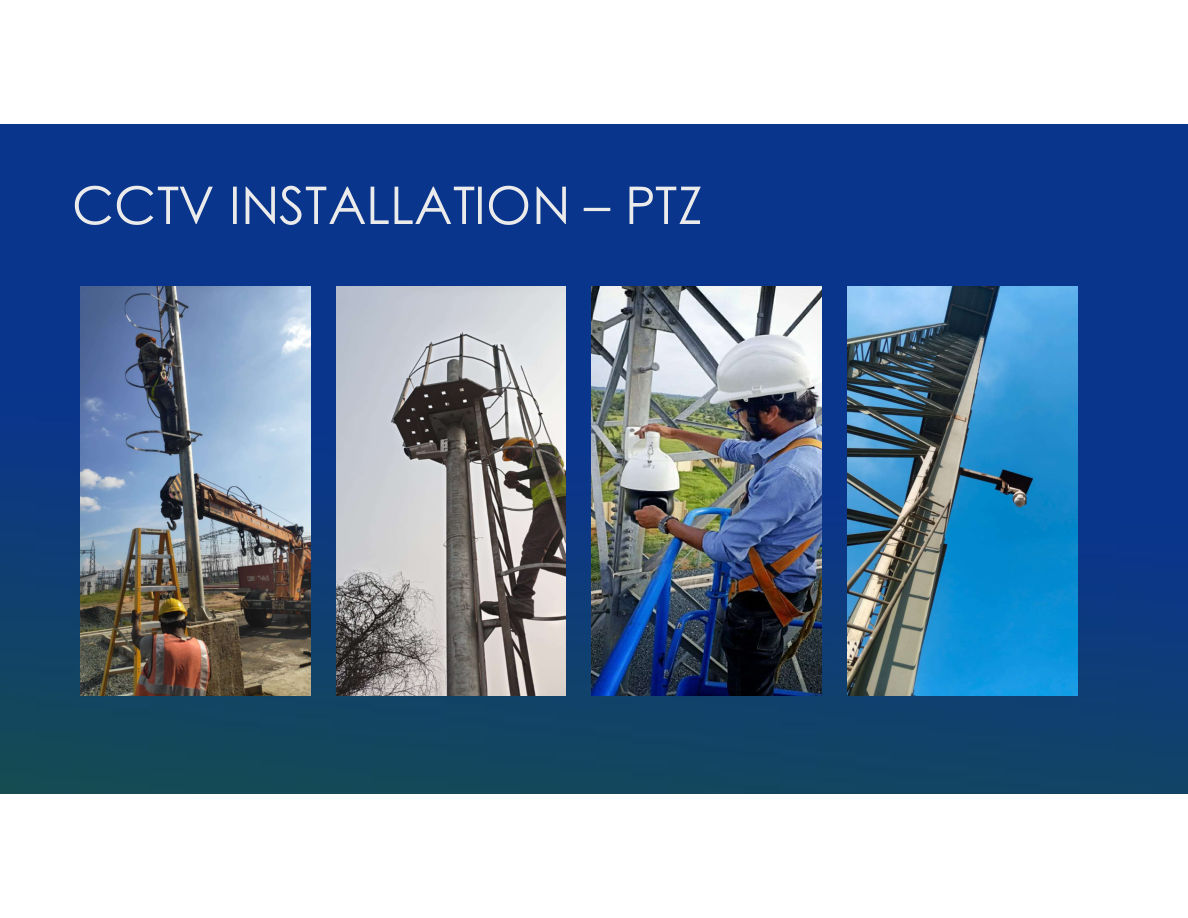 PTZ CCTV Installation